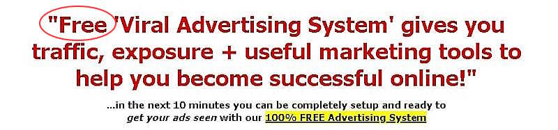 free advertising for you viral marketing system description image